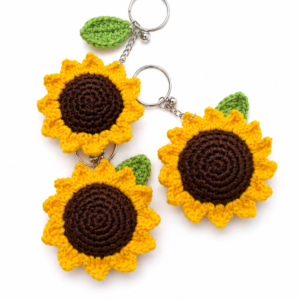 Sunflower Keychain
